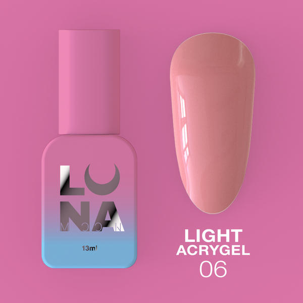 Рідкий гель LunaMoon Light Acrygel №6, 13 мл