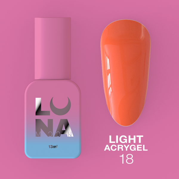 Рідкий гель LunaMoon Light Acrygel №18, 13 мл