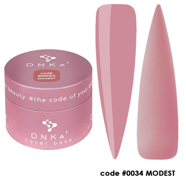 Base de camouflage DNKa Cover Base #0034 Modeste, 30 ml