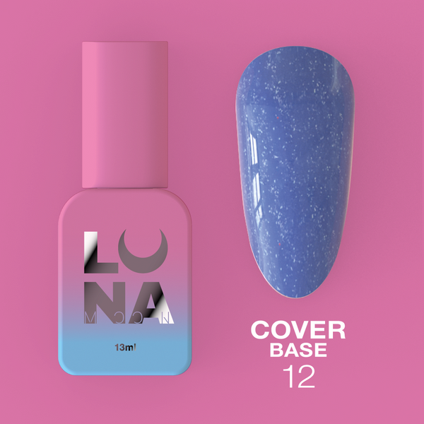 Base classique LunaMoon Cover Base n° 12, 13 ml