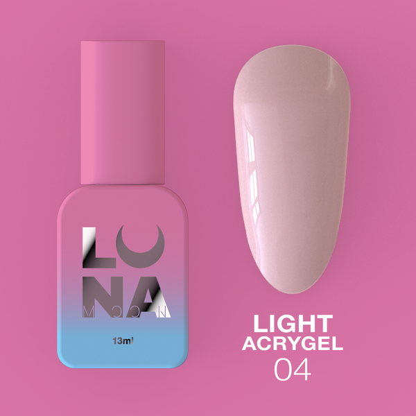 Рідкий гель LunaMoon Light Acrygel №4, 13 мл