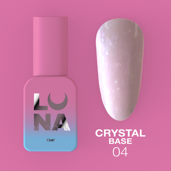 Base LunaMoon Crystal Base n° 4, 13 ml ( base pour ongles )