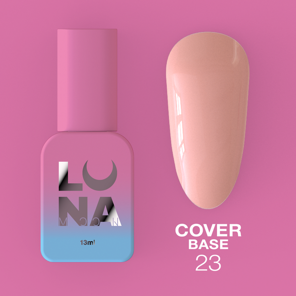 Base classique LunaMoon Cover Base n° 23, 13 ml