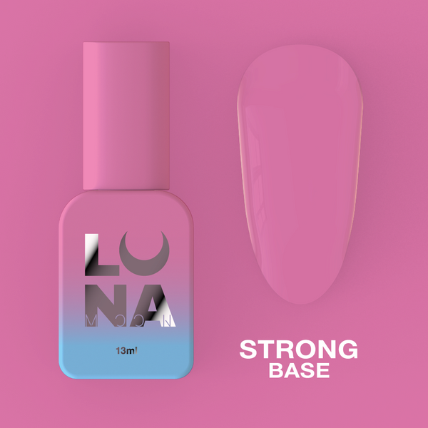 Base fortifiante LunaMoon Strong Base transparente, 13 ml ( base pour ongles )