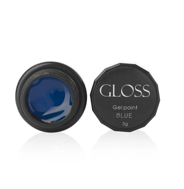 Peinture gel GLOSS Bleu, 3g