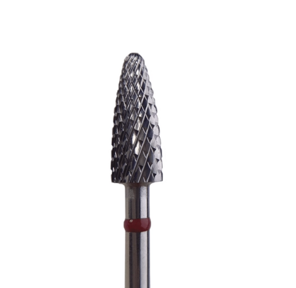 DARK Carbide Drill Bit #201, Rounded Cone, Fine (Red)