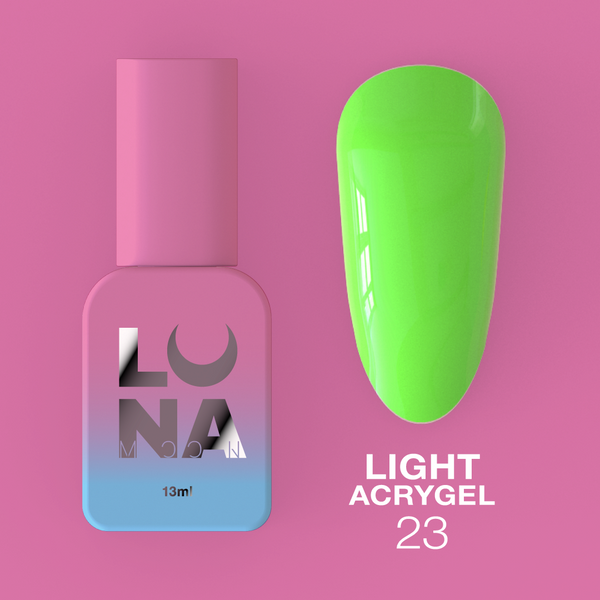 Liquid gel LunaMoon Light Acrygel No. 23, 13 ml ( nail gel )