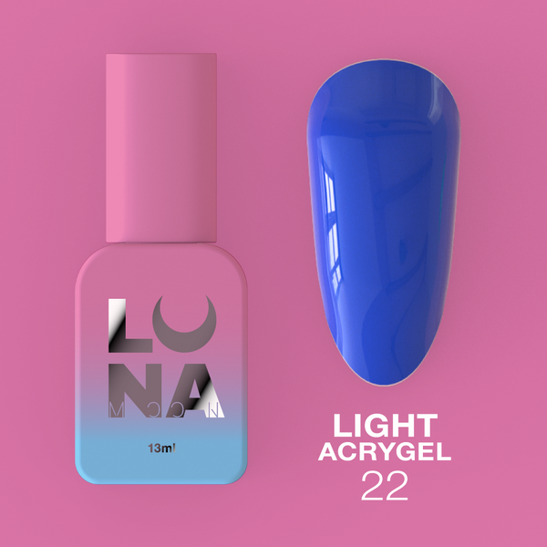 Liquid gel LunaMoon Light Acrygel No. 22, 13 ml