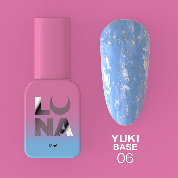 Camouflage base Lunamoon Yuki Base No. 6, 13ml ( nail base )