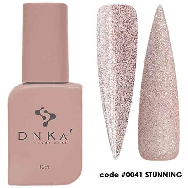 Base de camouflage DNKa Cover Base #0041 Superbe pêche aux reflets roses, 12 ml