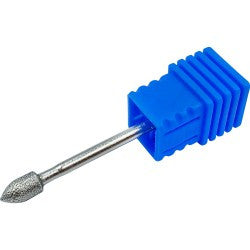 Diamond Flame-shaped Milling Cutter 6x4mm, blue, 4898