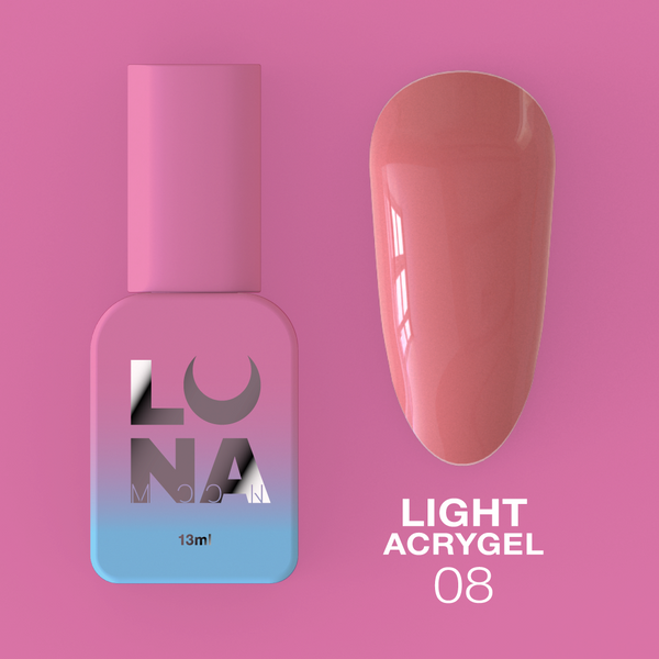 Рідкий гель LunaMoon Light Acrygel №8, 13 мл