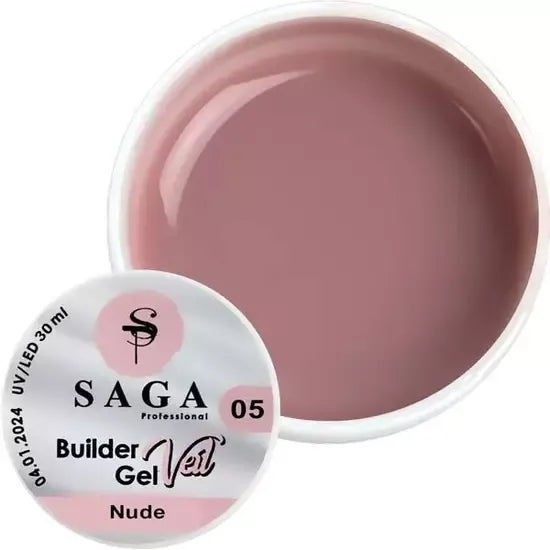 Saga Professional Builder Gel Veil 5 Nude 30 мл