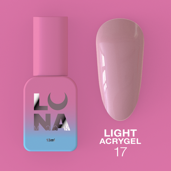 Рідкий гель LunaMoon Light Acrygel №17, 13 мл