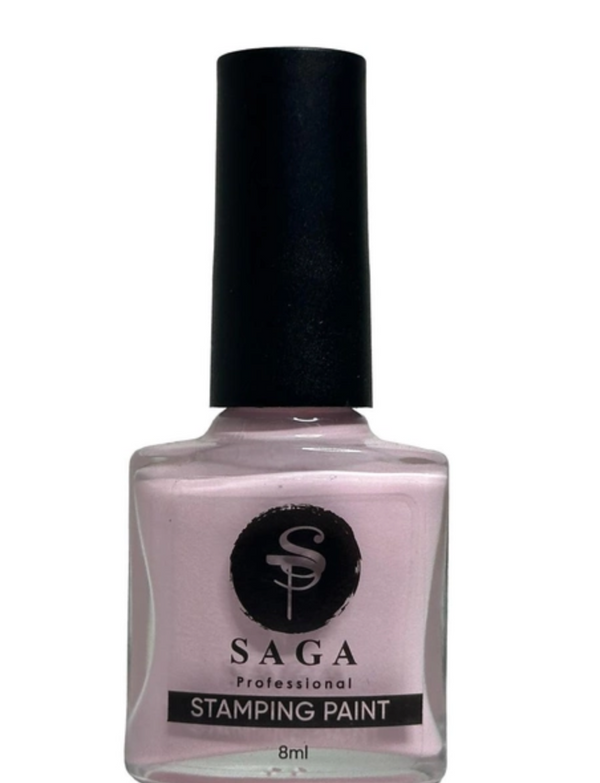 Lacquer paint for stamping SAGA Professional 21 powder 8 ml