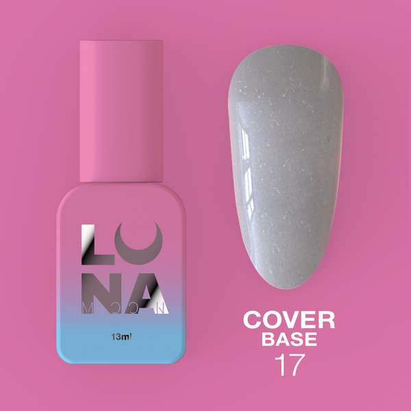 Base classique LunaMoon Cover Base n° 17, 13 ml