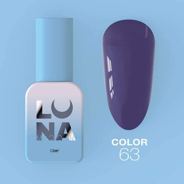 Gel polish LunaMoon Color No. 63, 13 ml