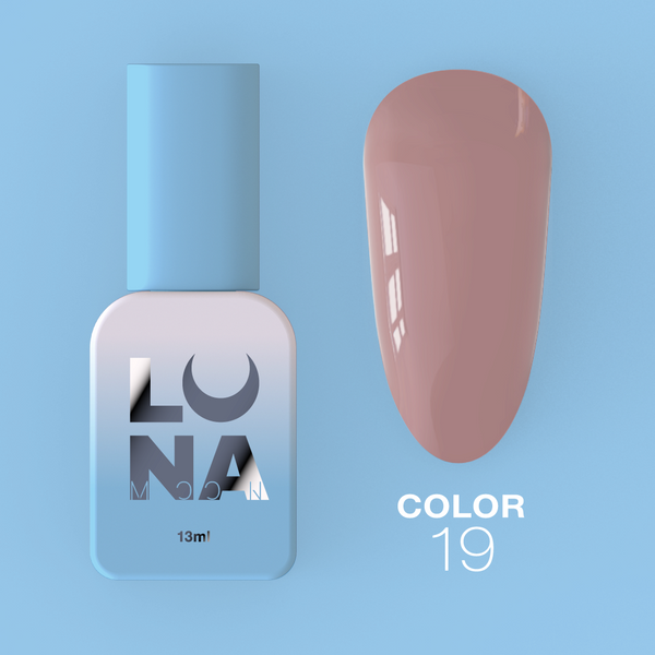 Гель-лак LunaMoon Color № 19 Cocoa, 13 мл