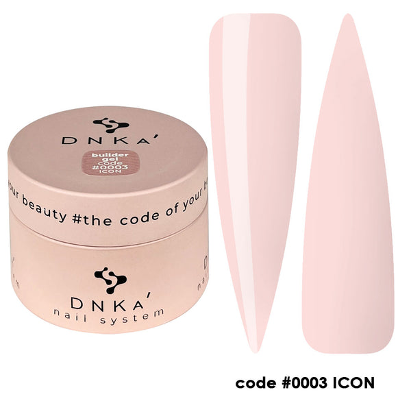 Gel de modelage DNKa Builder Gel, #0003 icône rose, 30 ml