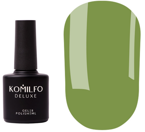 KOMILFO COLOR BASE GREEN OLIVES, 8 МЛ (база для нігтів)