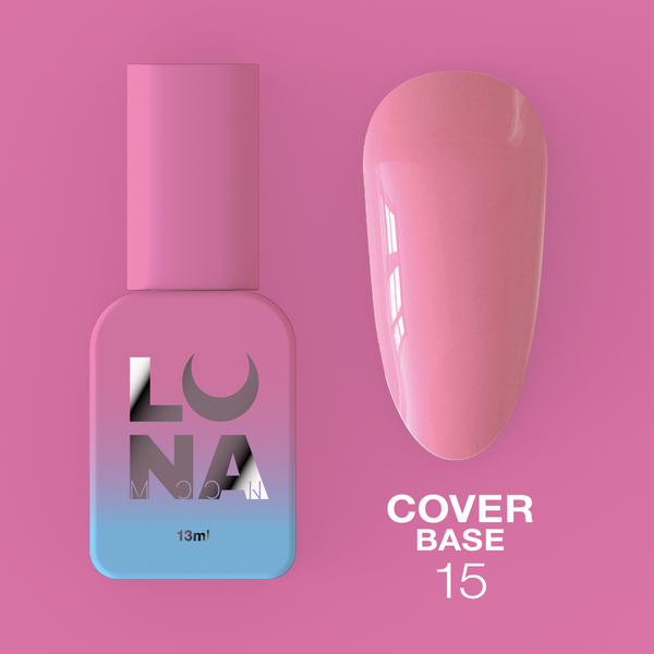 Base classique LunaMoon Cover Base n° 15, 13 ml