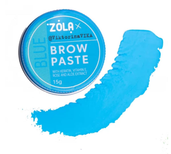 Contour eyebrow paste ZOLA Viktorina Vika / Brow Paste / Blue, 15 g