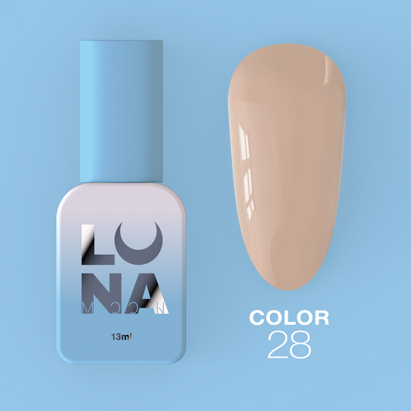 Gel polish LunaMoon Color No. 28, 13 ml