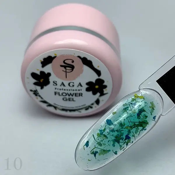 Квітковий гель Saga Professional Flower Gel №10, 5 мл