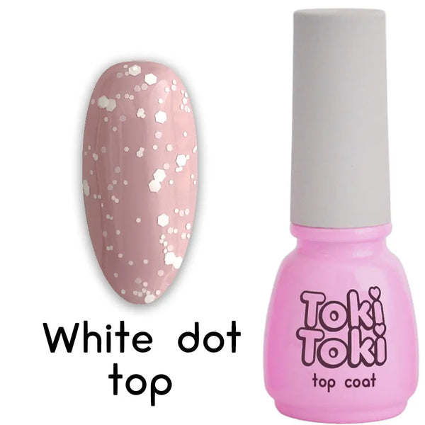 Топ без липкого шару Toki-Toki White Dot Top