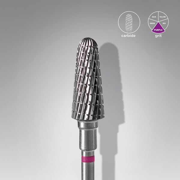 Staleks Pro fraise tronconique diamètre 6 mm/partie active 14 mm carbure violet