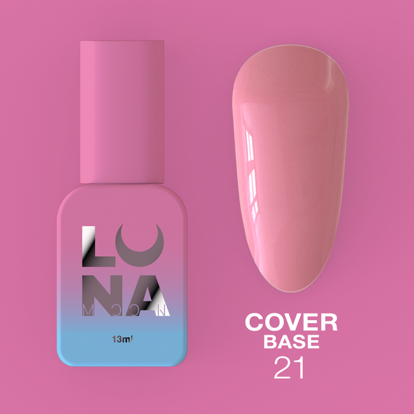 Base classique LunaMoon Cover Base n° 21, 13 ml