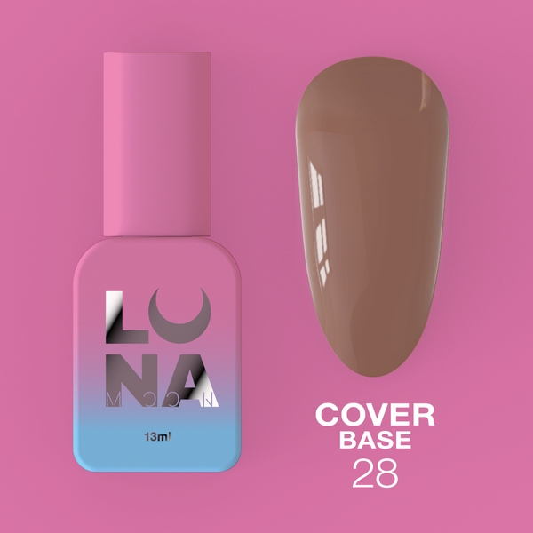 Base classique LunaMoon Cover Base n° 28, 13 ml