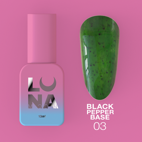 Camouflage base LunaMoon Black Pepper Base No. 3, 13 ml