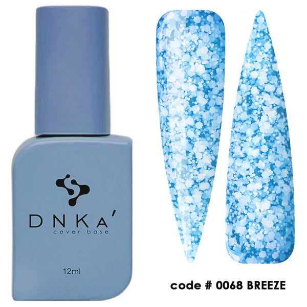 База камуфлююча DNKa Cover Base № 0068 Breeze marshmallow, блакитний мармелад, 12 мл