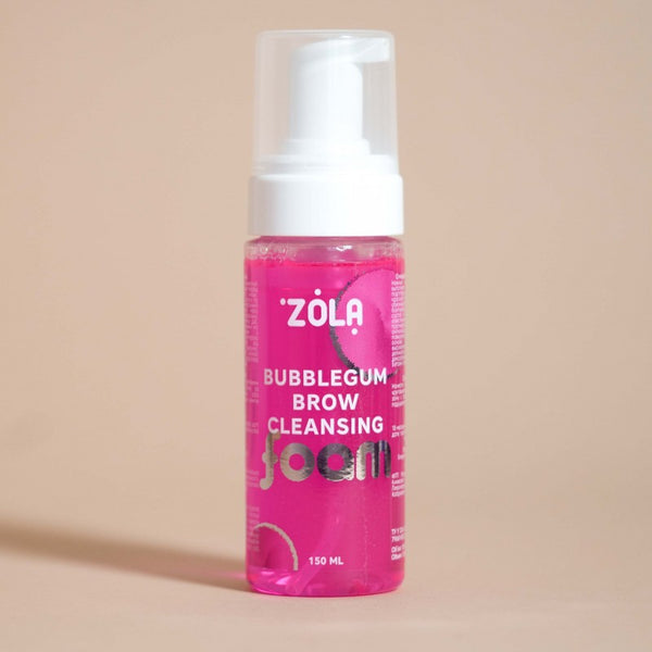 Пінка для брів ZOLA pink очищаюча Bubblegum Brow Cleansing 150 мл