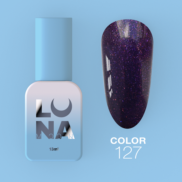 Gel polish LunaMoon Color No. 127, 13 ml