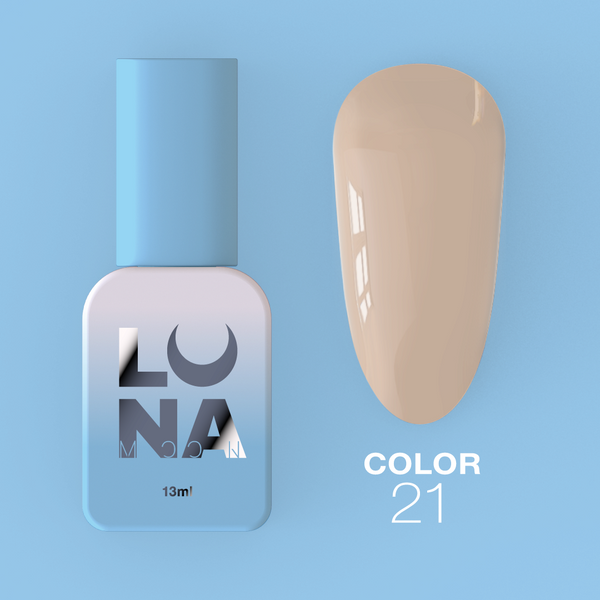 Vernis Gel LunaMoon couleur n° 21, 13 ml