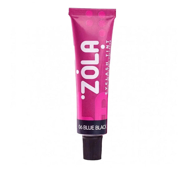 ZOLA paint for eyelashes with collagen 06 blue-black Eyelash Tint With Collagen 15 ml ( brow tint )