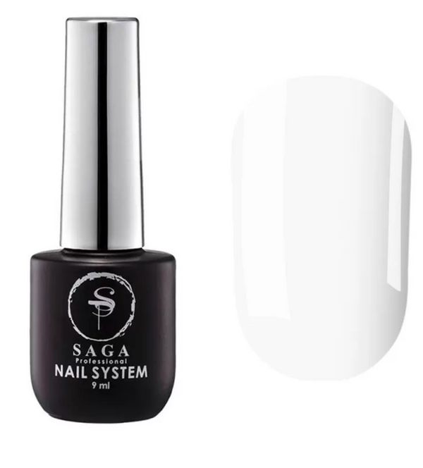 Top for gel polish Saga Color Top White (white) 9 ml (Saga-W)