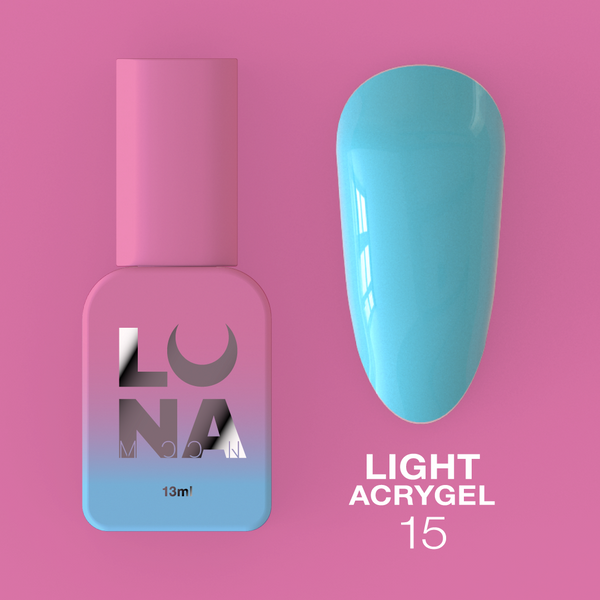 Рідкий гель LunaMoon Light Acrygel №15, 13 мл