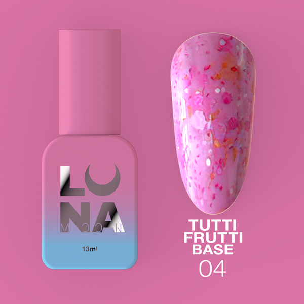 Base de camouflage LunaMoon Tutti Frutti Base n° 4, 13 ml