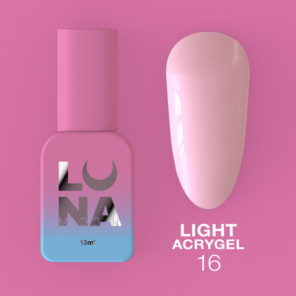 Liquid gel LunaMoon Light Acrygel No. 16, 13 ml