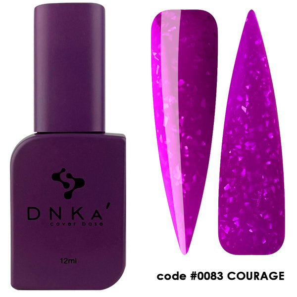 Base de Camouflage DNKa Cover Base n° 0083 Courage néon avec thallium, 12 ml