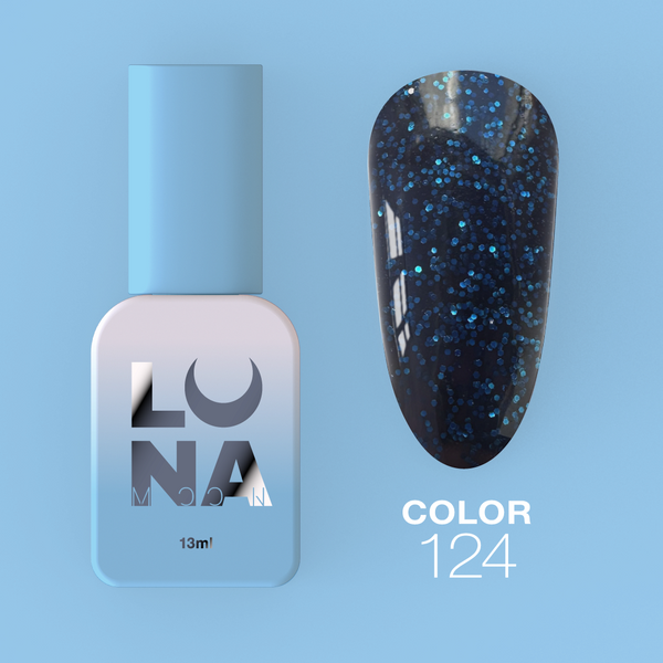 Gel polish LunaMoon Color No. 124, 13 ml