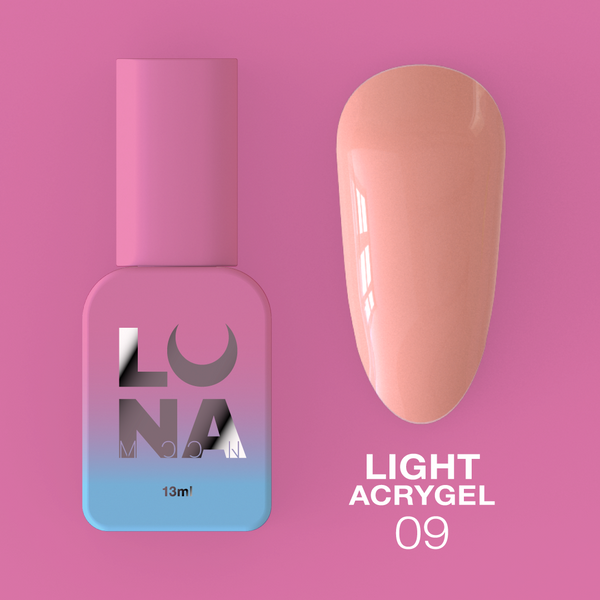 Liquid gel LunaMoon Light Acrygel No. 9, 13 ml