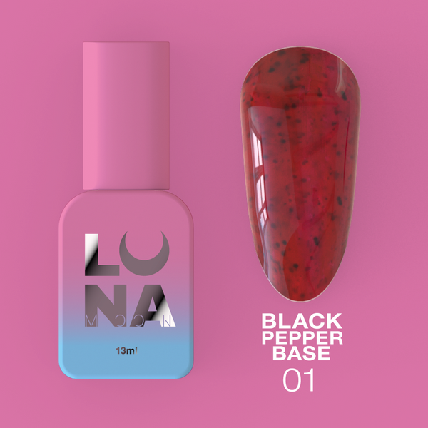 Camouflage base LunaMoon Black Pepper Base No. 1, 13 ml