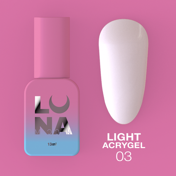 Liquid gel LunaMoon Light Acrygel No. 3, 13 ml