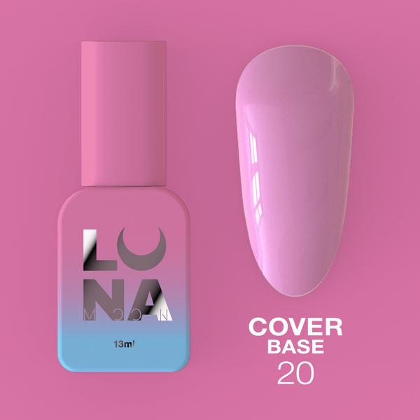 Base classique LunaMoon Cover Base n° 20, 13 ml