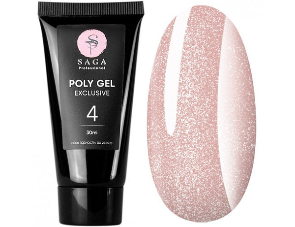 Polygel Saga Professional Peach 30 мл