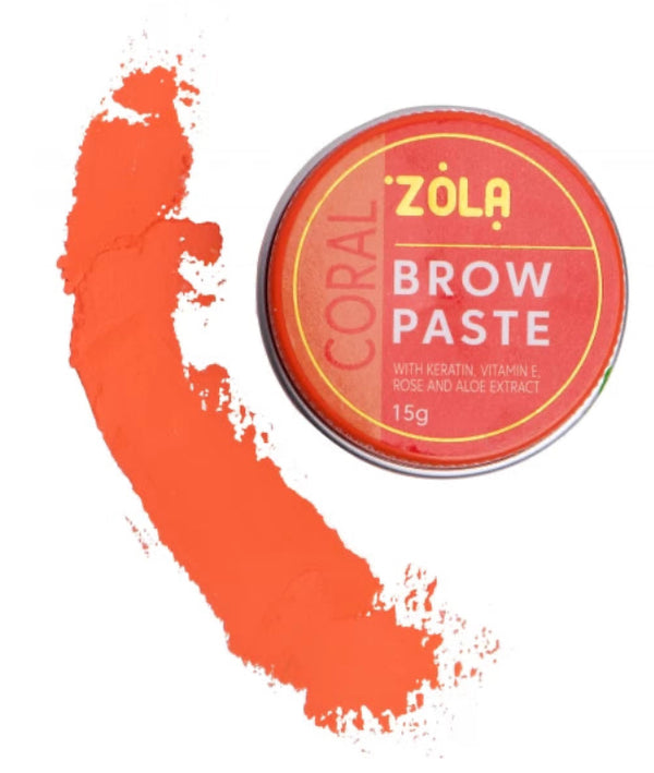 Паста для контуру брів ZOLA / Brow Paste / Coral, 15 г